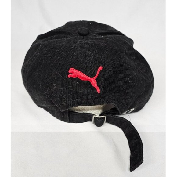 Puma SE Way 1 Ferrari Strapback Black Baseball Cap Hat Adjustable - Picture 3 of 3